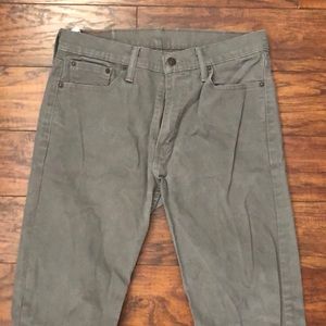 Levi Strauss & Co Men’s 513 Gray Jeans